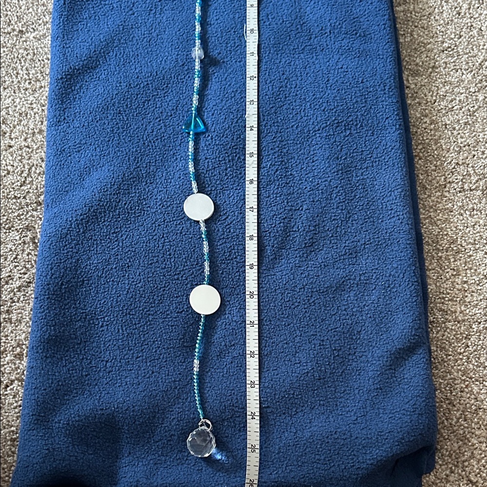 Blue Beaded Hanging Decor